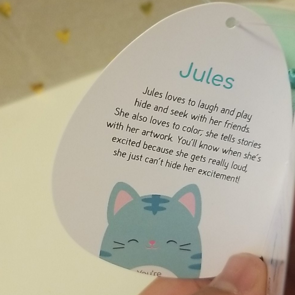 Brand new Squishmallows Jules the Cat pillow - Picture 8 of 8